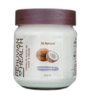 Crema de Aceite de Coco & Argán 212ml (Aroma Lavanda)