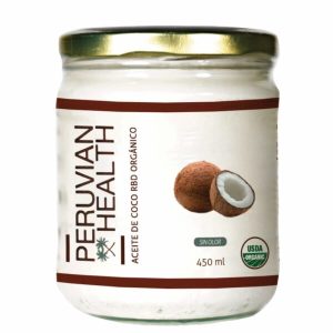 Aceite de Coco Refinado Orgánico (sin olor) 450ml