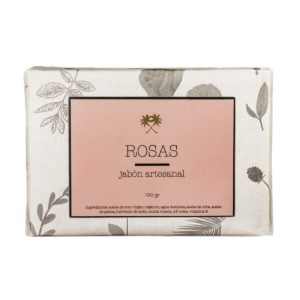 Jabón de Rosas & Arcilla Rosada 100gr